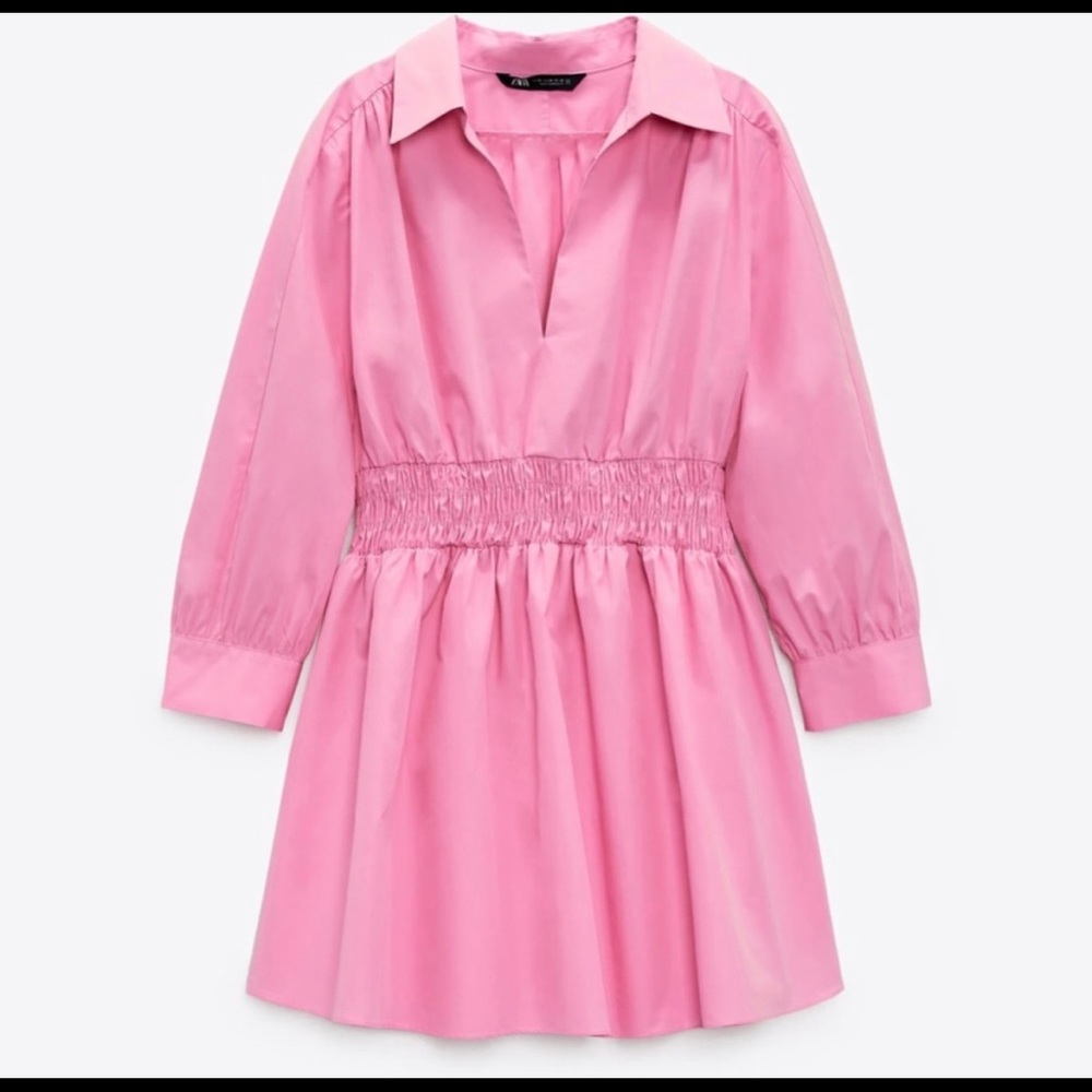 NWT Zara Poplin Dress